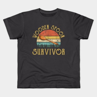 Wooden spoon survivor Kids T-Shirt